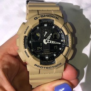 Men’s Casio G-Shock Tan GA 100L Military Watch